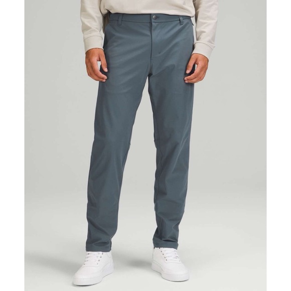 Lululemon Commission Classic-Fit Pants Warpstreme Iron Blue - Picture 1 of 12